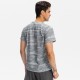 Men's sports loose T-shirt, outdoor training gym running camouflage quick-drying breathable short-sleeved top 01214