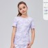 Children's loose sports short-sleeved breathable camouflage printed T-shirt, sweat-wicking and quick-drying, outdoor fitness running short-sleeved 53219