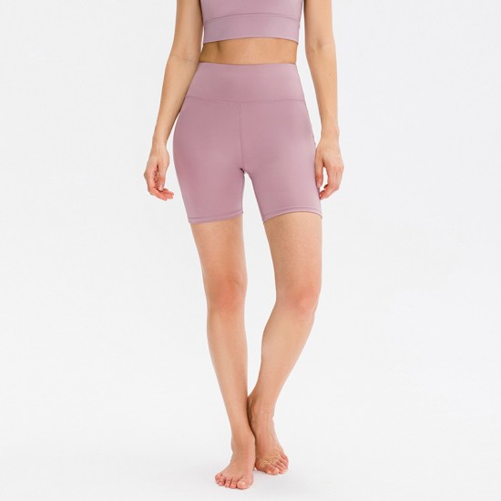 Women's yoga shorts, high-elastic tight training quick-drying fitness pants, high-waisted peach-shaped running sports pants 12420 Women's yoga shorts, high-elastic tight training quick-drying fitness pants, high-waisted peach-shaped running sports pants 12420