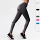 Women's fitness yoga long pants, reflective strips, night running sports training pants, high-elasticity quick-drying tight long pants 2089