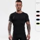 Men's PRO Tight Short-sleeved Sports training fitness Wear Elastic Quick-drying Sweat-wicking Breathable T-shirt Top 91204 Men's PRO Tight Short-sleeved Sports training fitness Wear Elastic Quick-drying Sweat-wicking Breathable T-shirt Top 91204