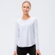 Women's autumn and winter yoga exercise long-sleeved loose casual quick-drying breathable round-neck T-shirt fitness wear top 12526 Women's autumn and winter yoga exercise long-sleeved loose casual quick-drying breathable round-neck T-shirt fitness wear top 12526
