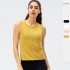 Spring and summer new women's loose yoga vest, quick-drying breathable fitness wear, running casual sports smoece 22135