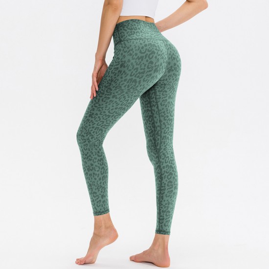 Women's camouflage fitness pants, running tight yoga pants, leopard print high-waisted and hip-lifting sports pants, 12350 Women's camouflage fitness pants, running tight yoga pants, leopard print high-waisted and hip-lifting sports pants, 12350