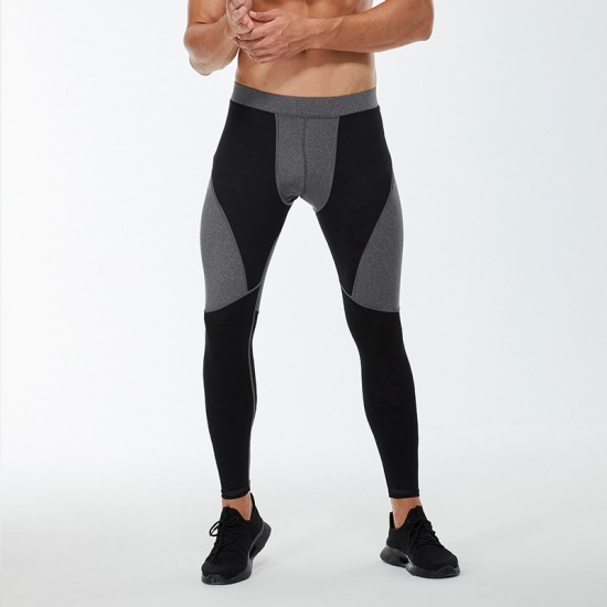 PRO Autumn and Winter men's tight Pants, sports running training camouflage pants, Quick-drying high-elasticity fitness pants 91312