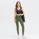 Ladies' no-embarrassment line yoga long pants, nude printed tight sports pants, elastic quick-drying fitness long pants 02333