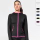 Women's autumn and winter sports jacket, fitness, yoga training, running, color-blocked zipper hoodie, quick-drying jacket 8003 Women's autumn and winter sports jacket, fitness, yoga training, running, color-blocked zipper hoodie, quick-drying jacket 8003