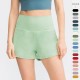 Women's Loose Tennis Running Shorts Fake Two-piece Anti-light Ice Nylon Yoga Fitness Pants 02414 Women's Loose Tennis Running Shorts Fake Two-piece Anti-light Ice Nylon Yoga Fitness Pants 02414