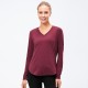 Women's autumn and winter yoga long-sleeved loose casual sports T-shirt, quick-drying and breathable running training fitness clothes 12524 Women's autumn and winter yoga long-sleeved loose casual sports T-shirt, quick-drying and breathable running training fitness clothes 12524