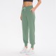 Women's drawstring running sports pants, loose fitness tight-fitting pants, casual bagged stretch yoga pants 12355 Women's drawstring running sports pants, loose fitness tight-fitting pants, casual bagged stretch yoga pants 12355