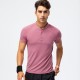 Men's and women's nylon baseball jackets, loose, breathable and quick-drying POLO shirts, fitness shirts, sports short-sleeved T-shirts D15001