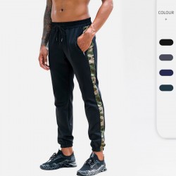 Men's loose sports long pants, fitness running training camouflage pants, elastic quick-drying casual drawstring long pants 91308