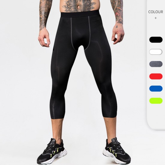 Men's tight PRO capri pants, sports and fitness running shorts, cross-border Amazon quick-drying Capri pants, 1050 Men's tight PRO capri pants, sports and fitness running shorts, cross-border Amazon quick-drying Capri pants, 1050