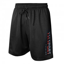 Men's sports shorts, running and fitness, quick-drying, contrasting color letter print design, moisture-absorbent and breathable casual pants KY207