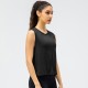 Spring and summer new women's loose yoga vest, quick-drying breathable fitness wear, running casual sports smoece 22135 Spring and summer new women's loose yoga vest, quick-drying breathable fitness wear, running casual sports smoece 22135