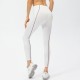 Women's nude, tight-fitting, high-waisted yoga long pants, fashionable color-matching outdoor fitness, running, quick-drying sports pants 22373